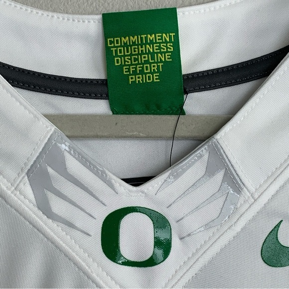 NIKE OREGON DUCKS XXL FOOTBALL JERSEY TEAM ISSUE NWT DB3042-100 WHITE BLANK HTF - Picture 9 of 14